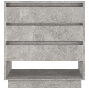 Credenza Grigio Cemento 70x41x75 cm in Truciolato 809552