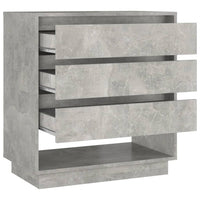 Credenza Grigio Cemento 70x41x75 cm in Truciolato 809552