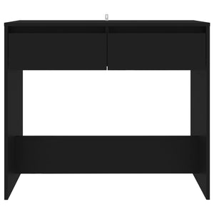 Tavolo Consolle Nero 89x41x76,5 cm in Acciaio 809567