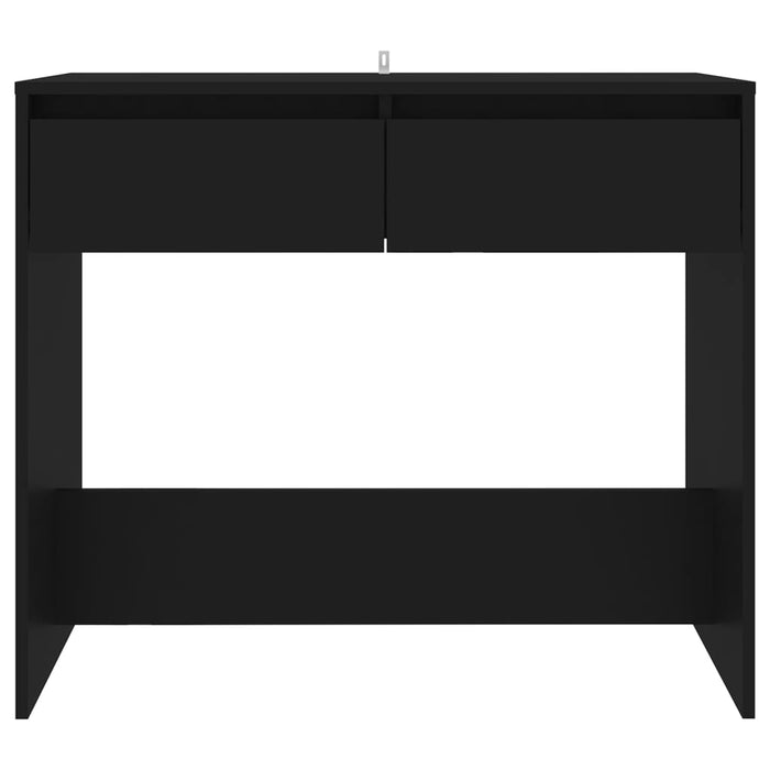 Tavolo Consolle Nero 89x41x76,5 cm in Acciaio 809567