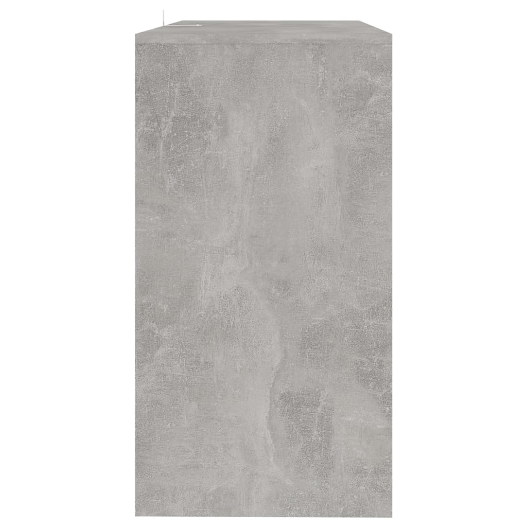 Tavolo Consolle Grigio Cemento 89x41x76,5 cm in Acciaio cod mxl 18175