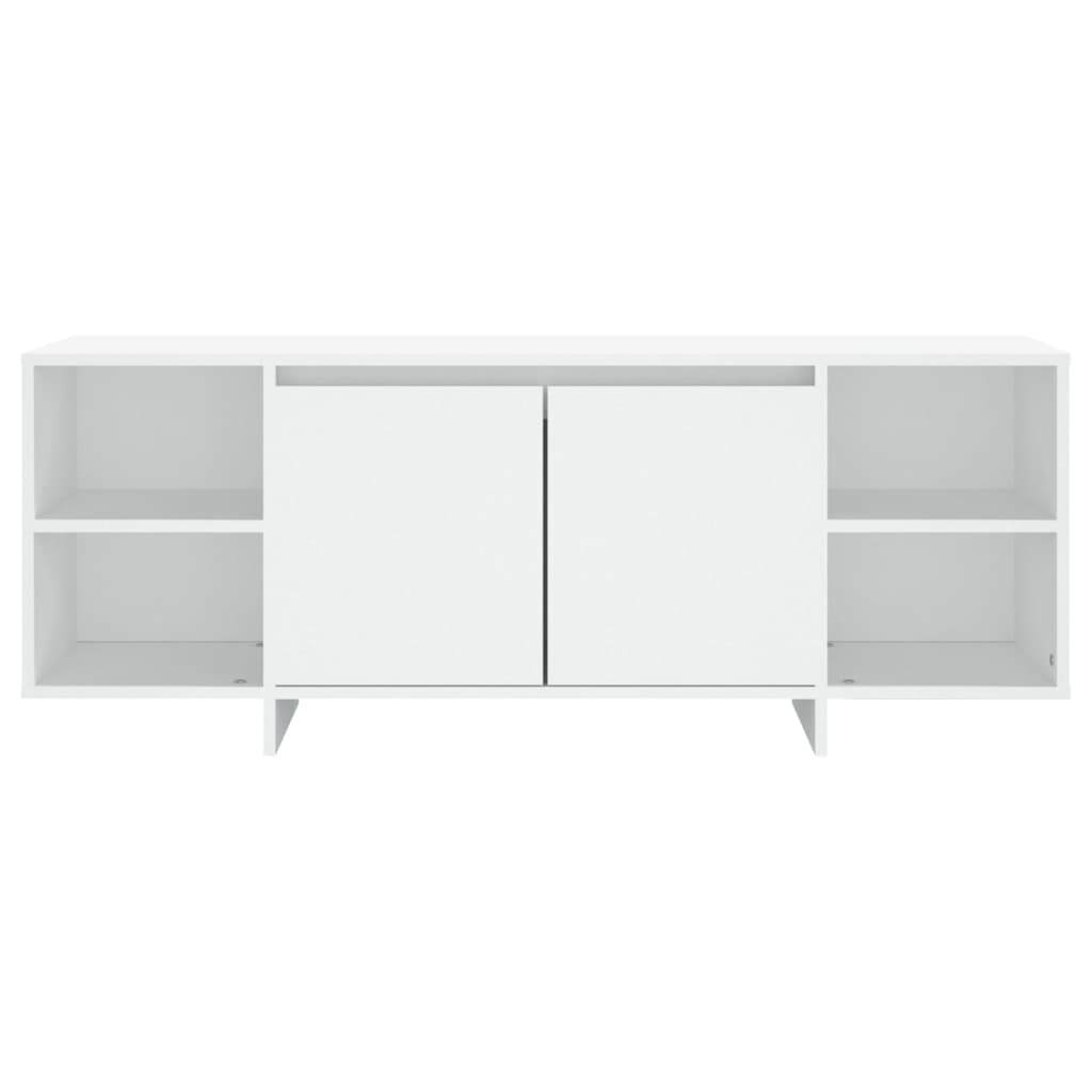 Mobile Porta TV Bianco 130x35x50 cm in Truciolato 809584