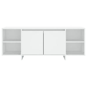 Mobile Porta TV Bianco 130x35x50 cm in Truciolato 809584