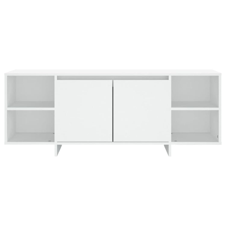 Mobile Porta TV Bianco 130x35x50 cm in Truciolato 809584