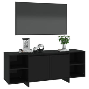 Mobile Porta TV Nero 130x35x50 cm in Truciolato cod mxl 33937