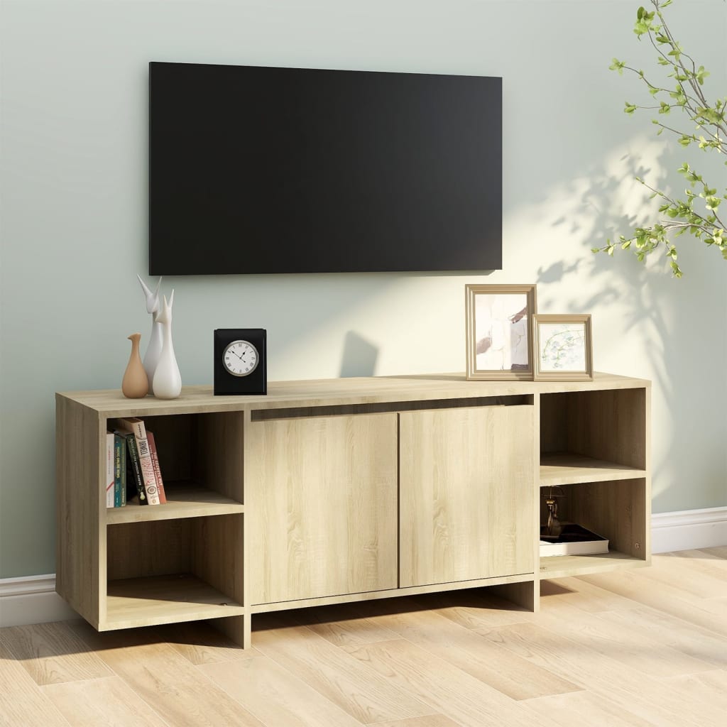 Mobile Porta TV Rovere Sonoma 130x35x50 cm in Truciolato cod mxl 22568