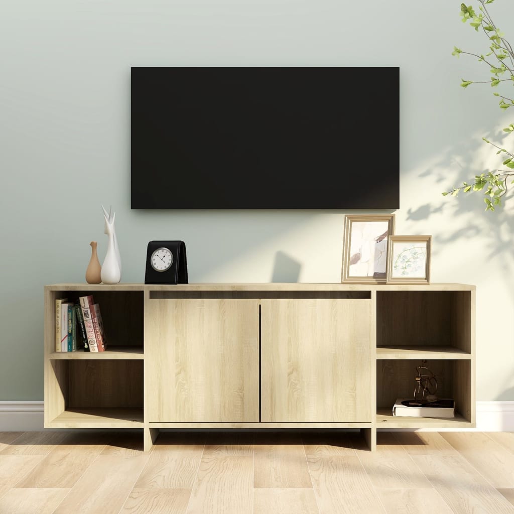 Mobile Porta TV Rovere Sonoma 130x35x50 cm in Truciolato cod mxl 22568