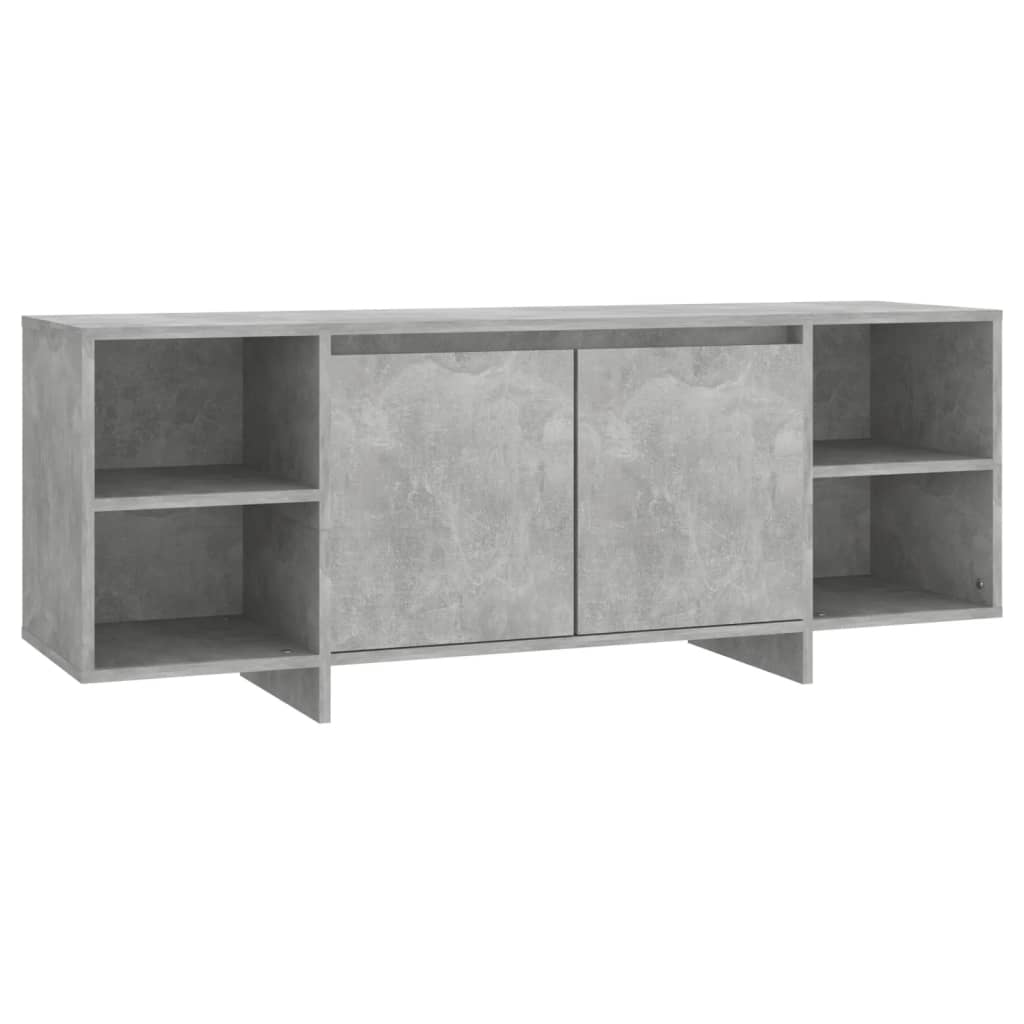 Mobile TV Grigio Cemento 130x35x50 cm in Truciolato 809588