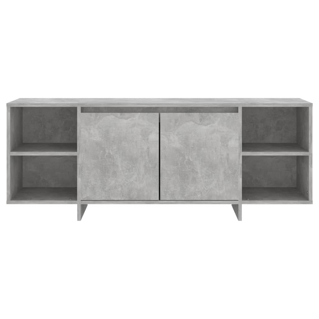 Mobile TV Grigio Cemento 130x35x50 cm in Truciolato 809588