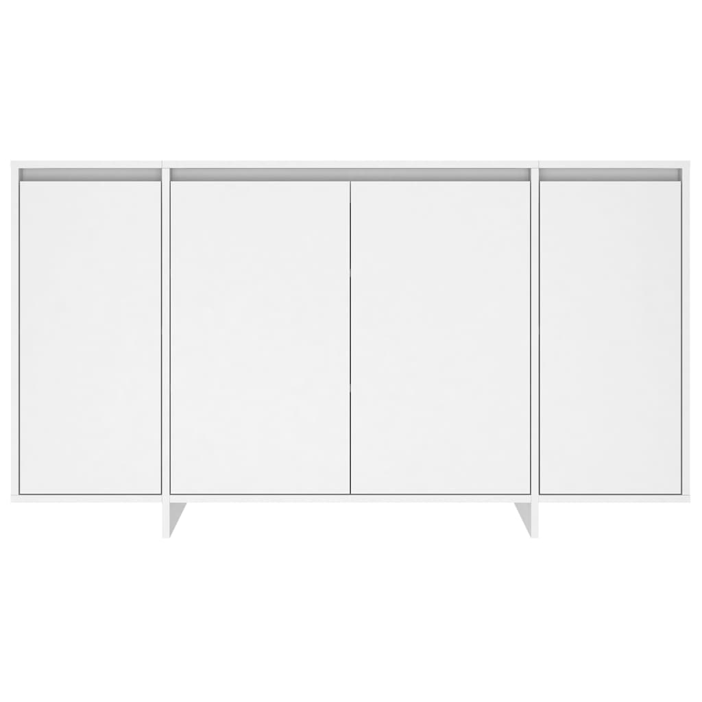 Credenza Bianca 135x41x75 cm in Truciolato