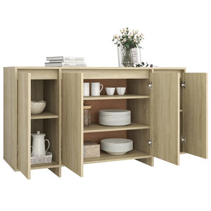 Credenza Rovere Sonoma 135x41x75 cm in Truciolato 809596