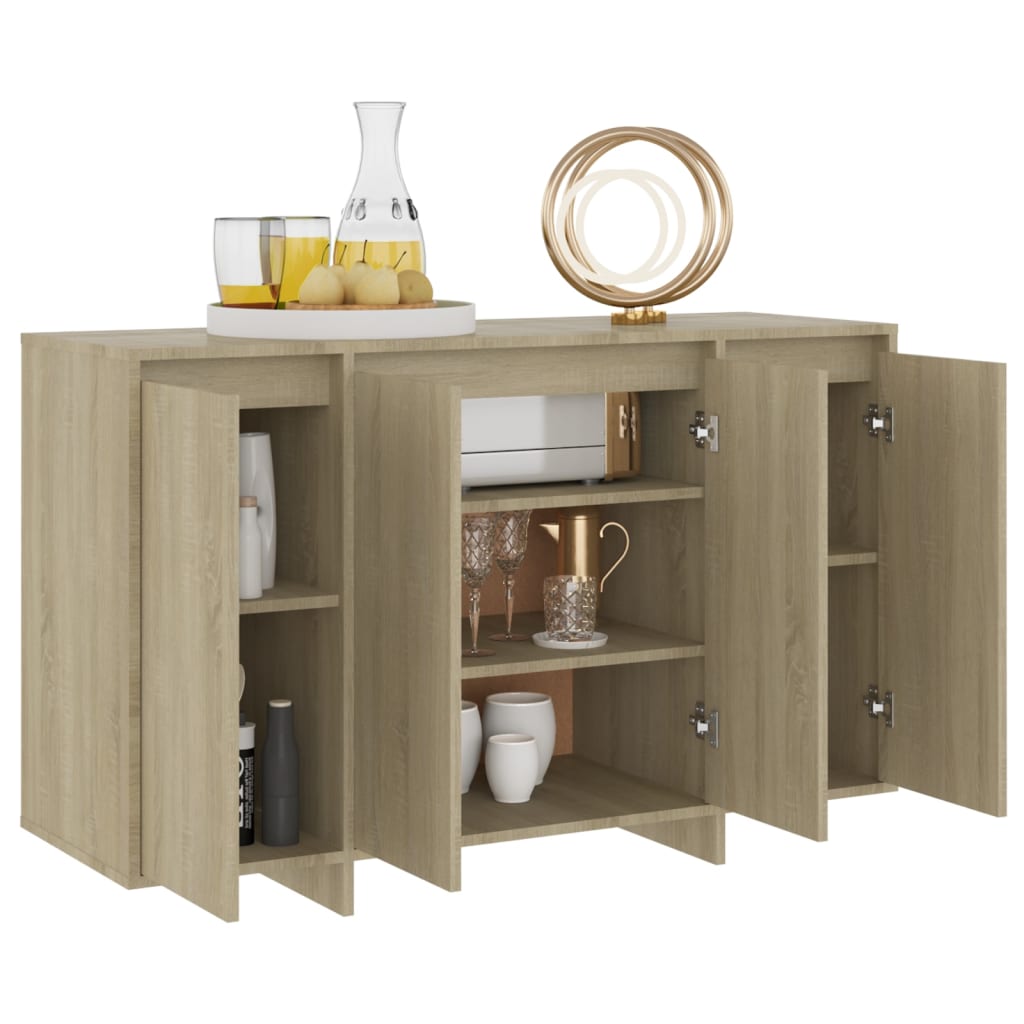 Credenza Rovere Sonoma 120x41x75 cm in Truciolato 809605