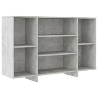 Credenza Grigio Cemento 120x30x75 cm in Truciolato cod mxl 13610