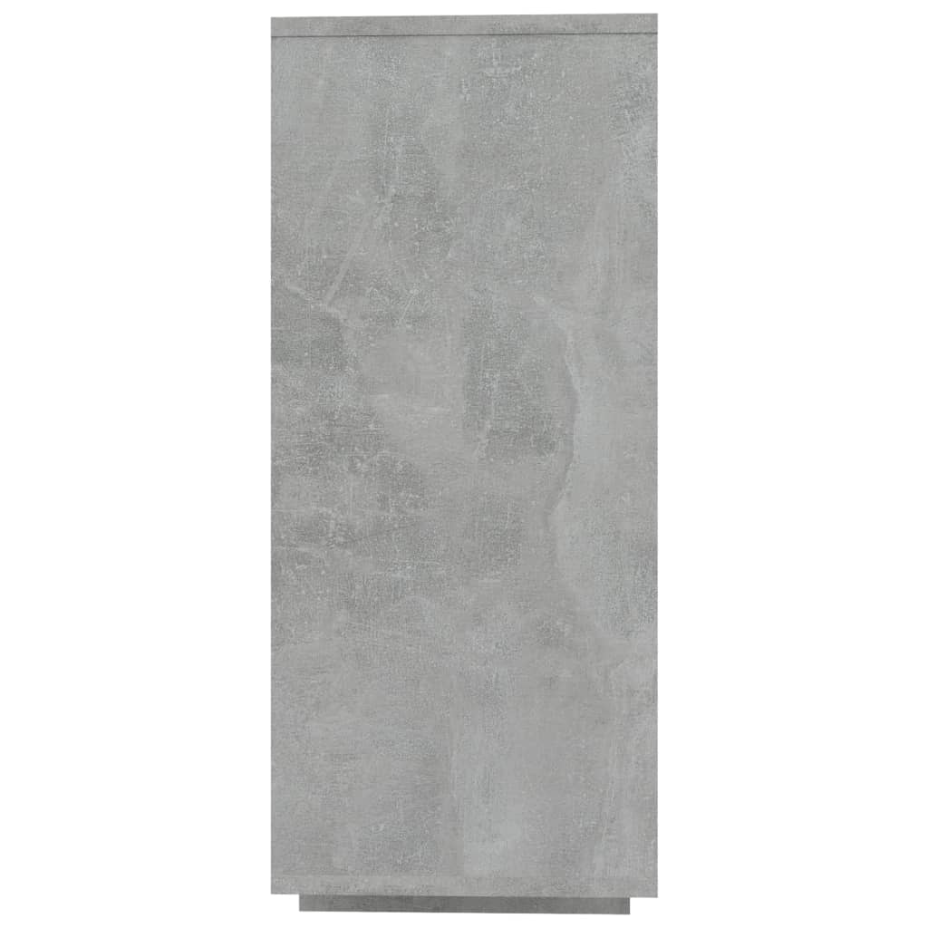 Credenza Grigio Cemento 120x30x75 cm in Truciolato cod mxl 13610