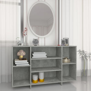 Credenza Grigio Cemento 120x30x75 cm in Truciolato cod mxl 13610