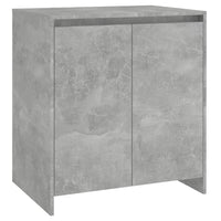 Credenza Grigio Cemento 70x41x75 cm in Legno Multistrato cod mxl 76117