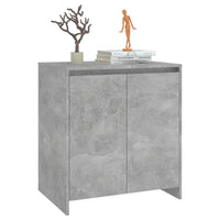 Credenza Grigio Cemento 70x41x75 cm in Legno Multistrato cod mxl 76117