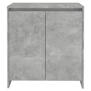 Credenza Grigio Cemento 70x41x75 cm in Legno Multistrato cod mxl 76117