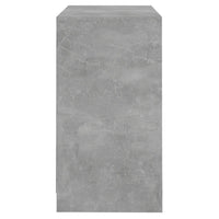 Credenza Grigio Cemento 70x41x75 cm in Legno Multistrato cod mxl 76117