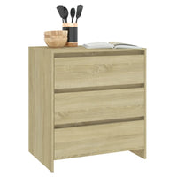 Credenza Rovere Sonoma 70x41x75 cm in Truciolato cod mxl 9549