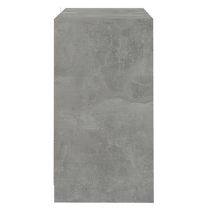 Credenza Grigio Cemento 70x41x75 cm in Truciolato