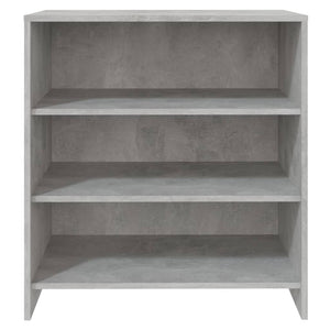 Credenza Grigio Cemento 70x40,5x75 cm in Truciolato 809759