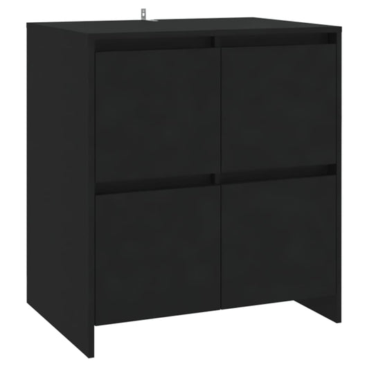 Credenza Nera 70x41x75 cm in Truciolato cod mxl 6102