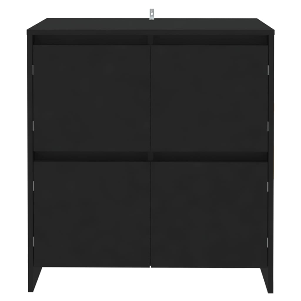 Credenza Nera 70x41x75 cm in Truciolato cod mxl 6102