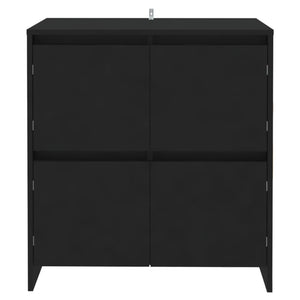 Credenza Nera 70x41x75 cm in Truciolato cod mxl 6102