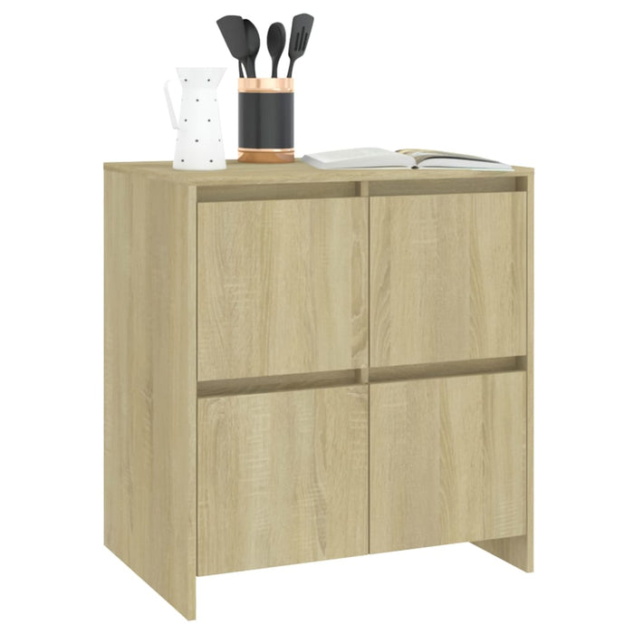 Credenza Rovere Sonoma 70x41x75 cm in Truciolato