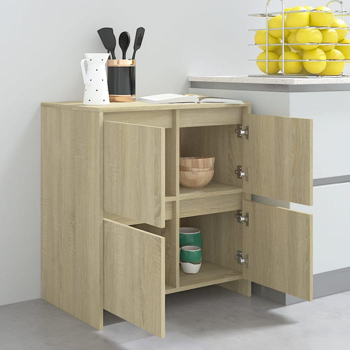 Credenza Rovere Sonoma 70x41x75 cm in Truciolato 809767