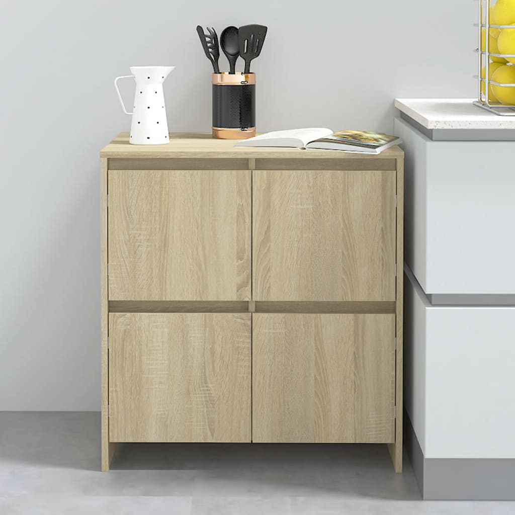 Credenza Rovere Sonoma 70x41x75 cm in Truciolato