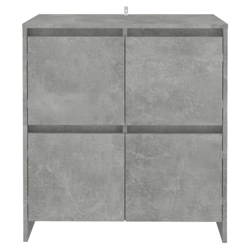 Credenza Grigio Cemento 70x41x75 cm in Truciolato 809768