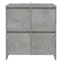 Credenza Grigio Cemento 70x41x75 cm in Truciolato 809768