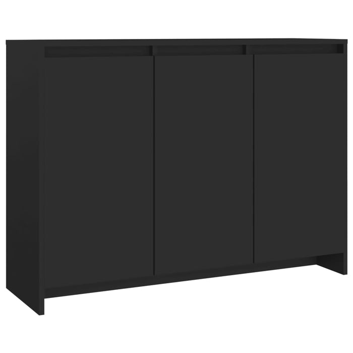 Credenza Nera 102x33x75 cm in Truciolato cod mxl 5584