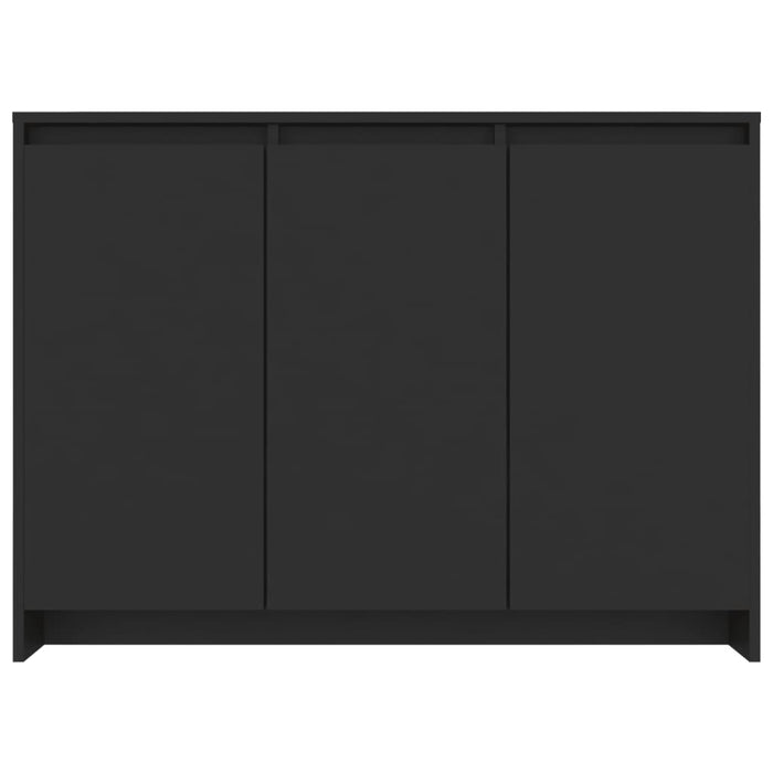 Credenza Nera 102x33x75 cm in Truciolato cod mxl 5584