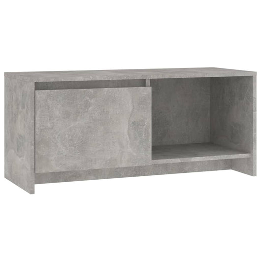 Mobile TV Grigio Cemento 90x35x40 cm in Truciolato