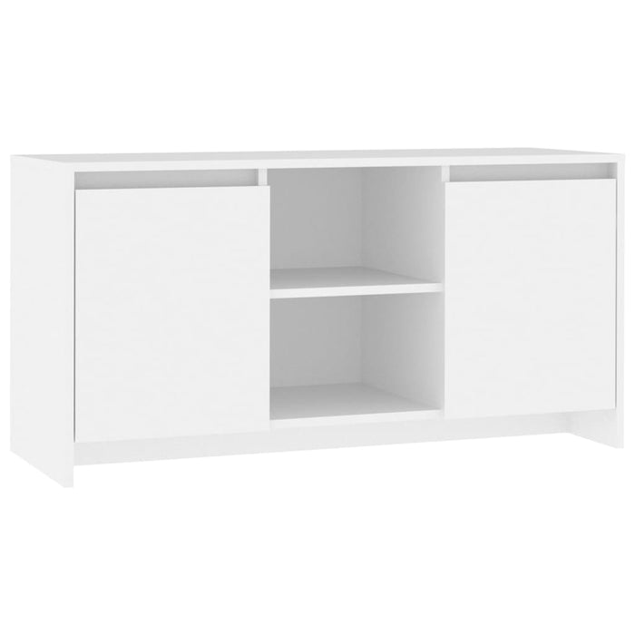 Mobile Porta TV Bianco 102x37,5x52,5 cm in Truciolato cod mxl 12189