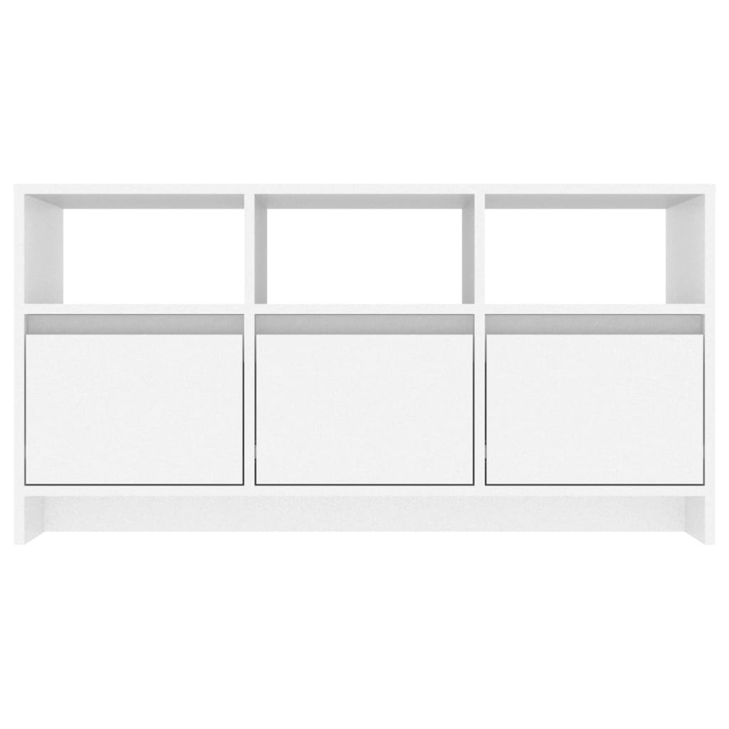 Mobile Porta TV Bianco 102x37,5x52,5 cm in Truciolato 809800