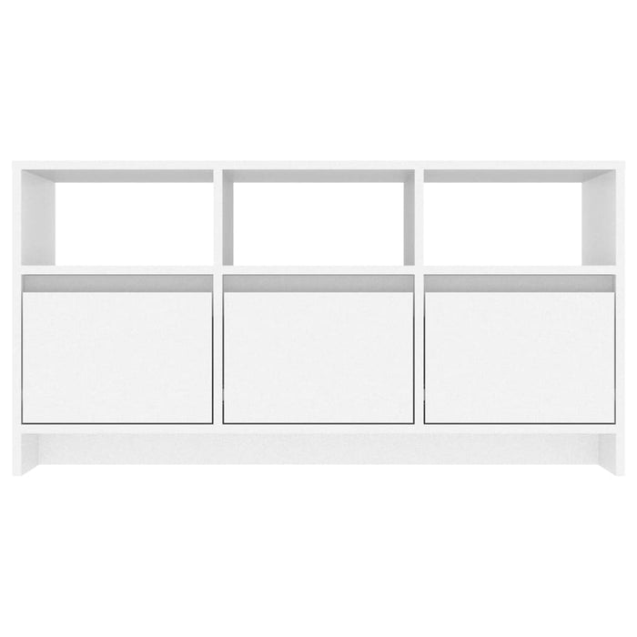 Mobile Porta TV Bianco 102x37,5x52,5 cm in Truciolato 809800