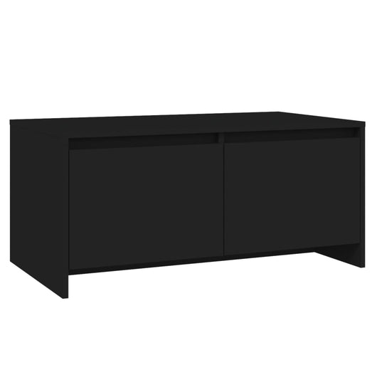 Tavolino da Salotto Nero 90x50x41,5 cm in Truciolato 809819