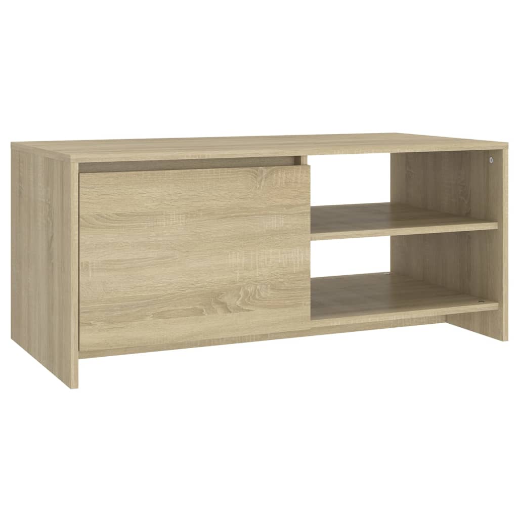 Tavolino da Salotto Rovere Sonoma 102x50x45cm Legno Multistrato cod mxl 10236