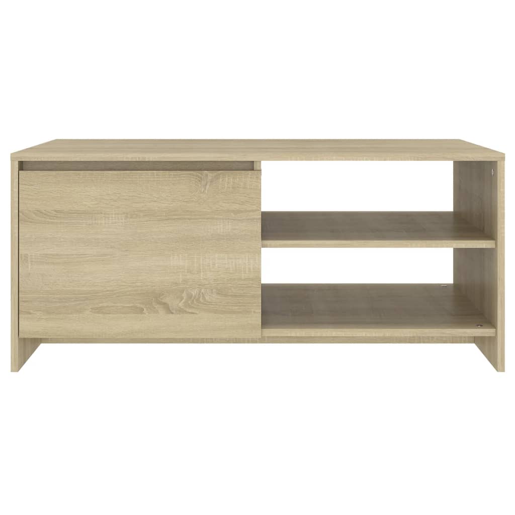 Tavolino da Salotto Rovere Sonoma 102x50x45cm Legno Multistrato cod mxl 10236