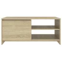 Tavolino da Salotto Rovere Sonoma 102x50x45cm Legno Multistrato 809830