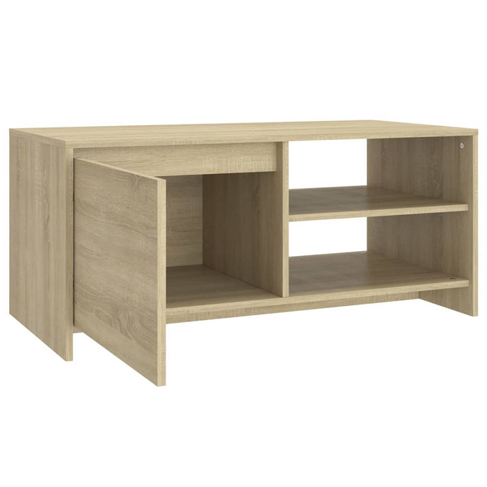 Tavolino da Salotto Rovere Sonoma 102x50x45cm Legno Multistrato 809830