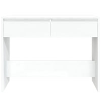 Tavolo Consolle Bianco 100x35x76,5 cm in Truciolato 809836