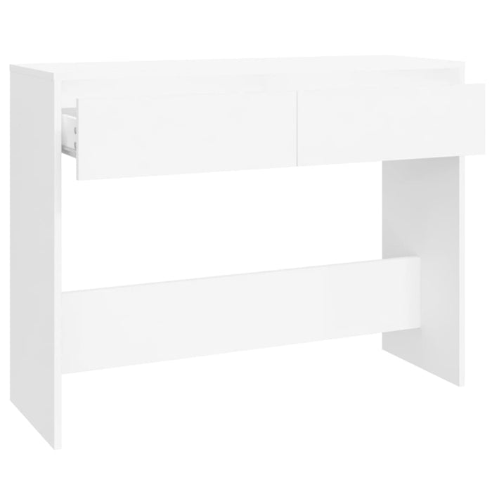 Tavolo Consolle Bianco 100x35x76,5 cm in Truciolato cod mxl 20855