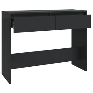 Tavolo Consolle Nero 100x35x76,5 cm in Truciolato cod mxl 63009