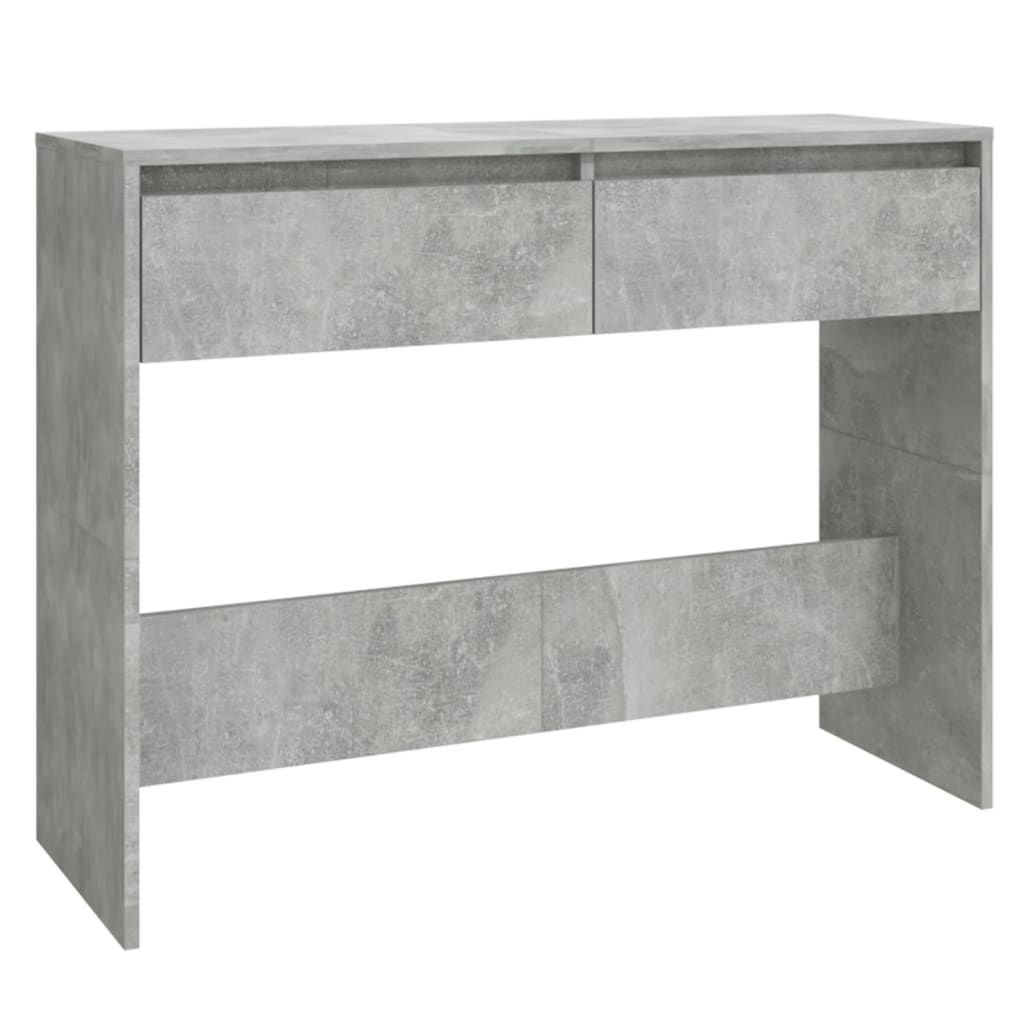 Tavolo Consolle Grigio Cemento 100x35x76,5 cm in Truciolato cod mxl 14015