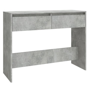 Tavolo Consolle Grigio Cemento 100x35x76,5 cm in Truciolato cod mxl 14015